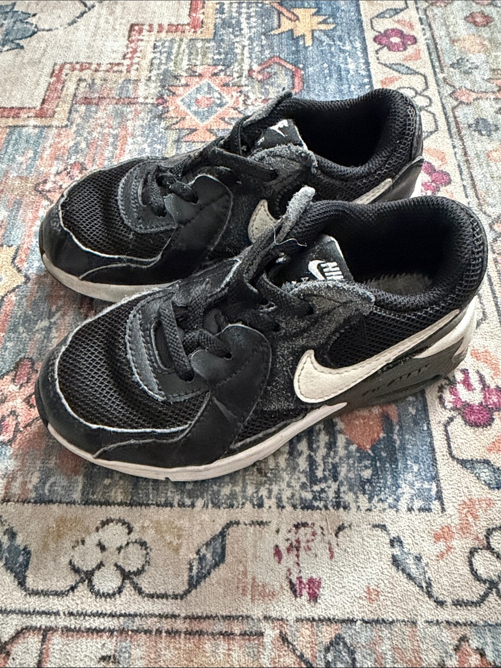 Nike Air Max Kids' Black and White Sneakers